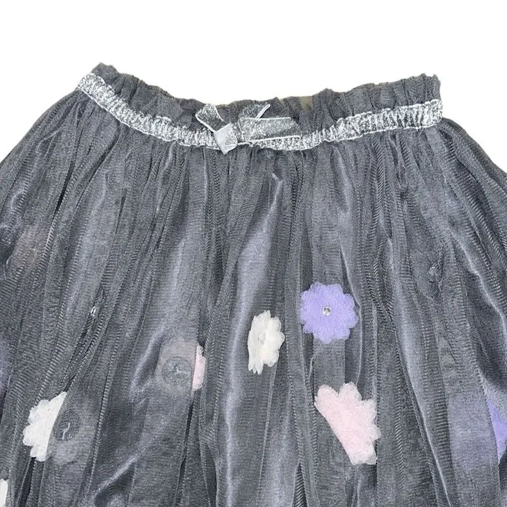 Girls Gray Tulle Skirt(Size M7/8) - Picture 5 of 8